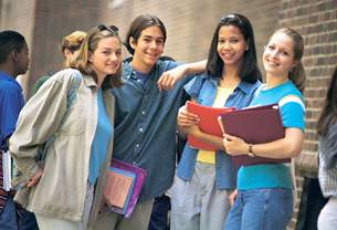 Students at school