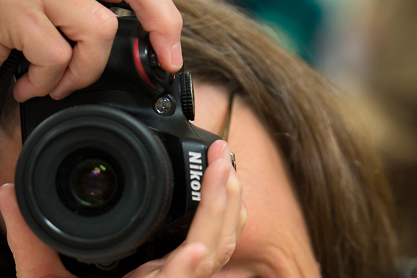 girl with camera