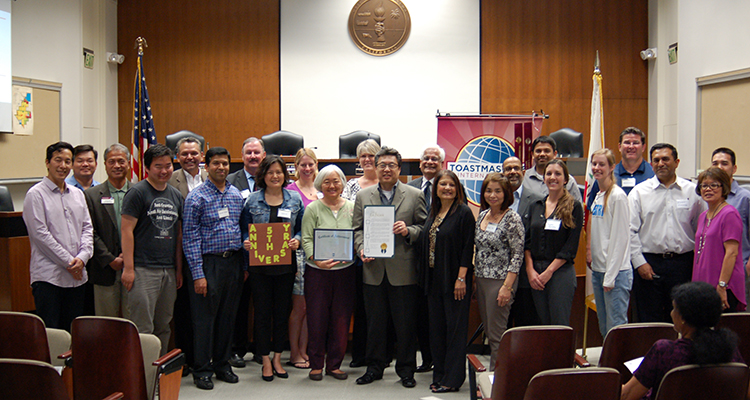 La Palma Toastmasters Celebrate 5th Anniversary