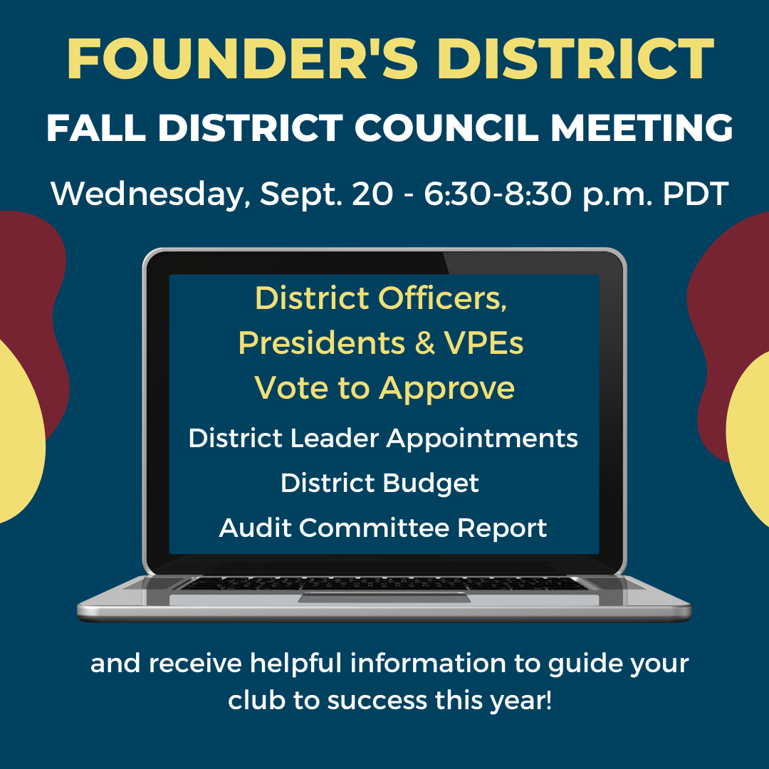 Fall District Council Meeting