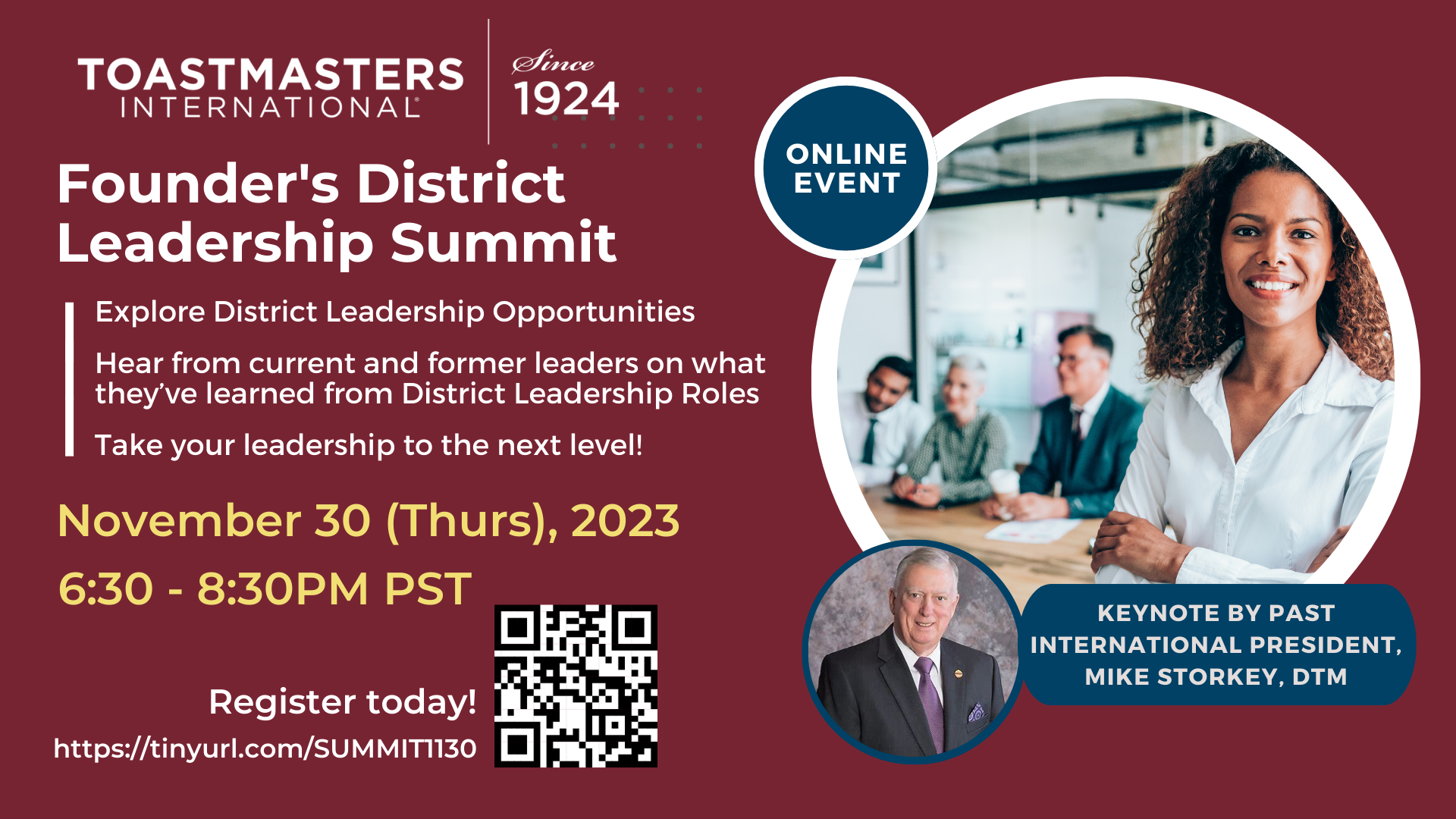 Leadership Summit – Learn about the District Leadership Track
