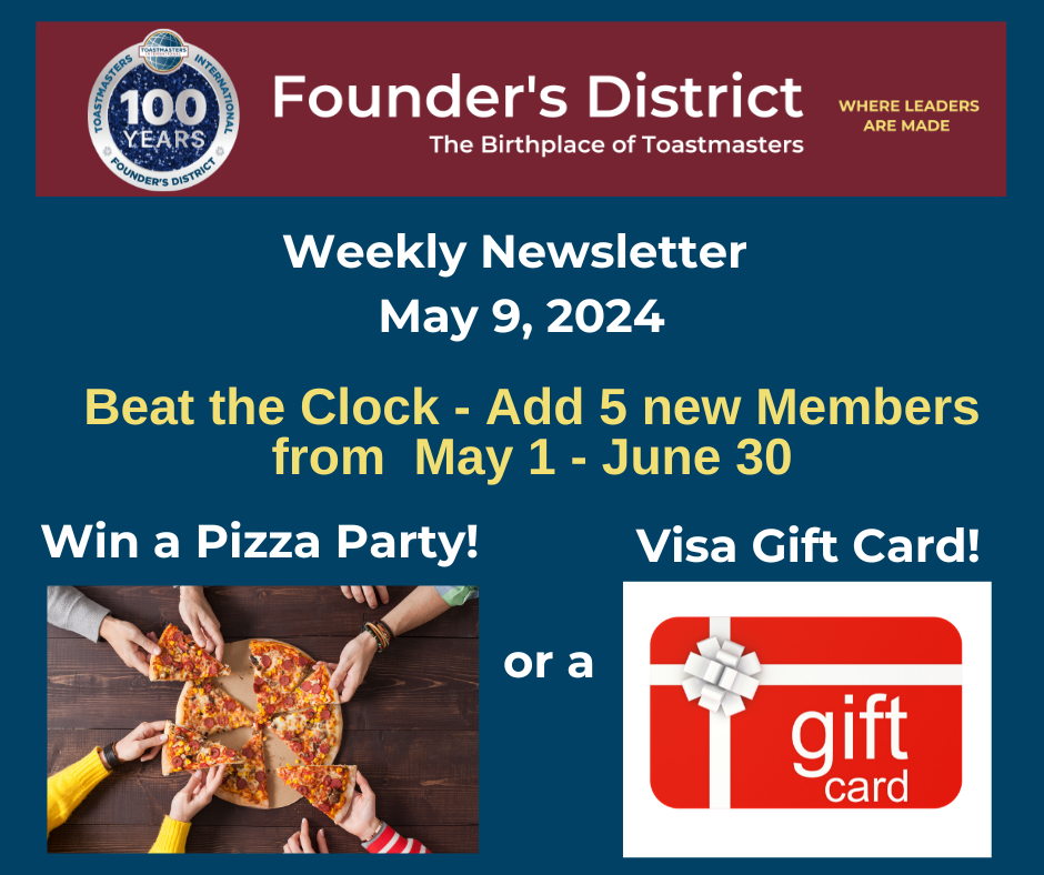 Latest Founder’s District News