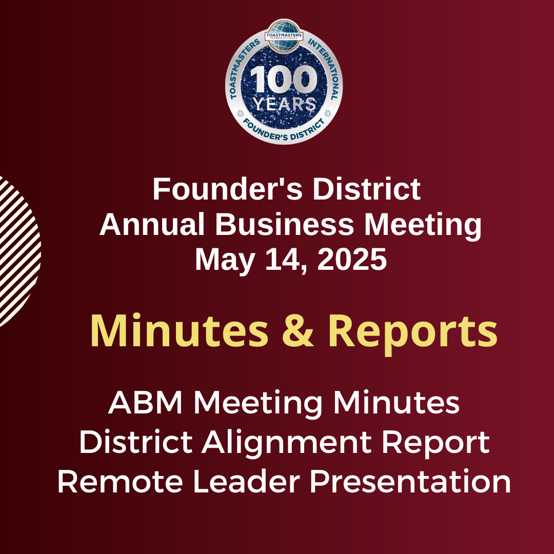 Annual Business Meeting