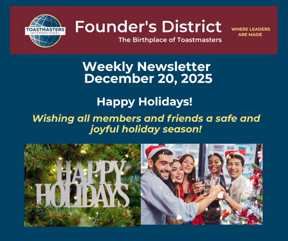 Latest Founder’s District News