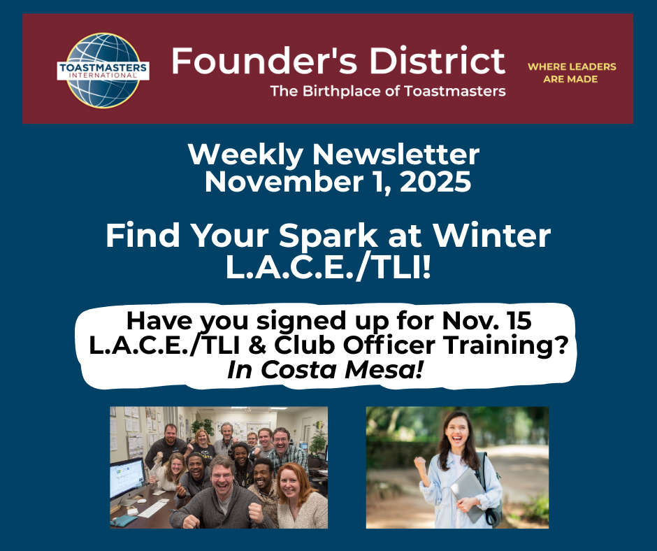 Latest Founder’s District News