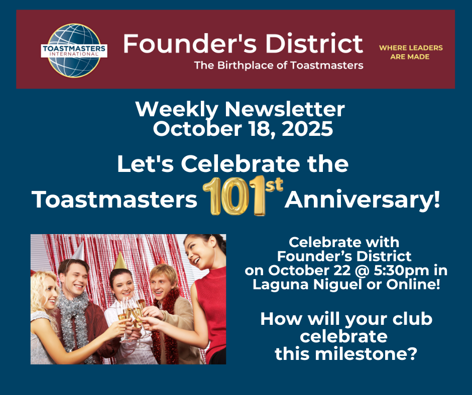 Latest Founder’s District News