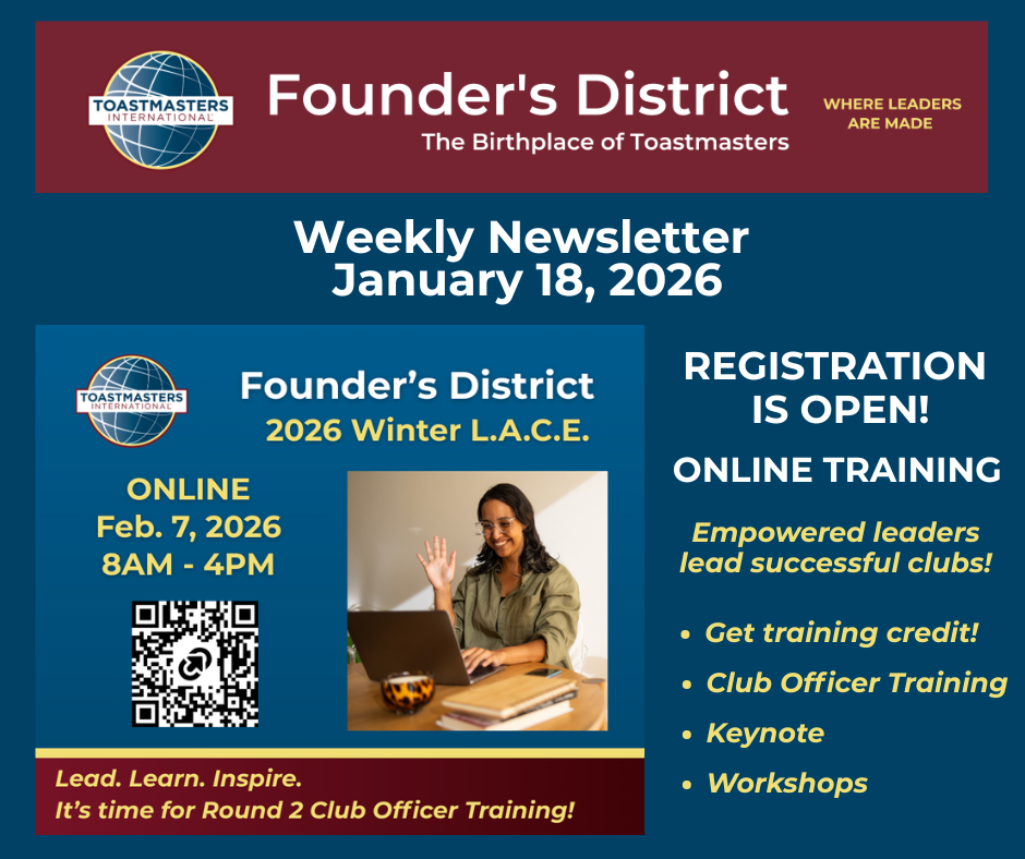 Latest Founder’s District News