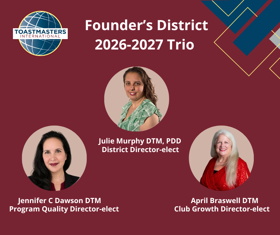 Founder’s District 2026-2027 Leaders-elect