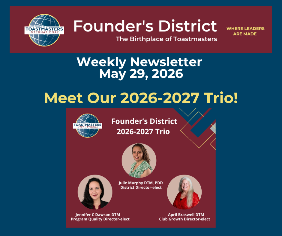 Latest Founder’s District News