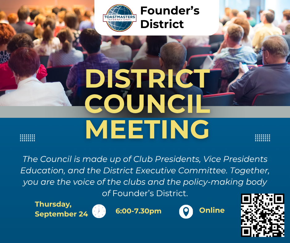 District Council – September 24, 2026